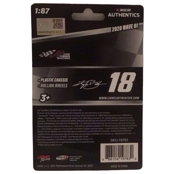 NASCAR: Kyle Busch #18 Die Cast Cars - Picture 2 of 2